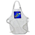 3dRose Apron Picturing FXDWGI Dyna Wide Glide® Motorcycle - Aprons (apr_3179)