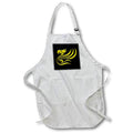 3dRose Apron - Alexis Design - Bald Eagle Symbolic Image - Patriotic United States Gift