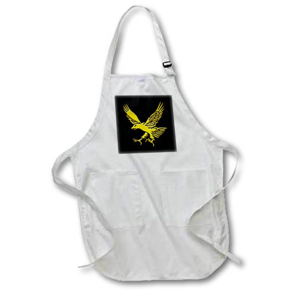 3dRose Alexis Design - Birds Eagle - Image of an eagle in attack. Symbol of strength, might gift, charm - Aprons (apr_323673)