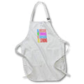 3dRose No pressure, no diamonds, be courageous, be strong inspirational gift - Aprons (apr_334697)