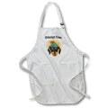 3dRose Schnitzel Time Funny Dachshund with German Hat Doxie Lover - Aprons (apr_339110)