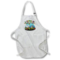 3dRose Little Stinker ABDL Blocks Diaper Bottles and Bees - Aprons (apr_339128)