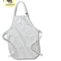 3dRose Image of Black Ox On Gold With Red Scallop Year And Greeting - Aprons (apr-339674)