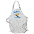 3dRose CR Media - Illustrations - Flag of Argentina Waving in The Wind - Aprons (apr_340067)