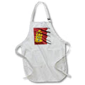 3dRose Flag of Castilla-La Mancha waving in the wind - Aprons (apr_341479)