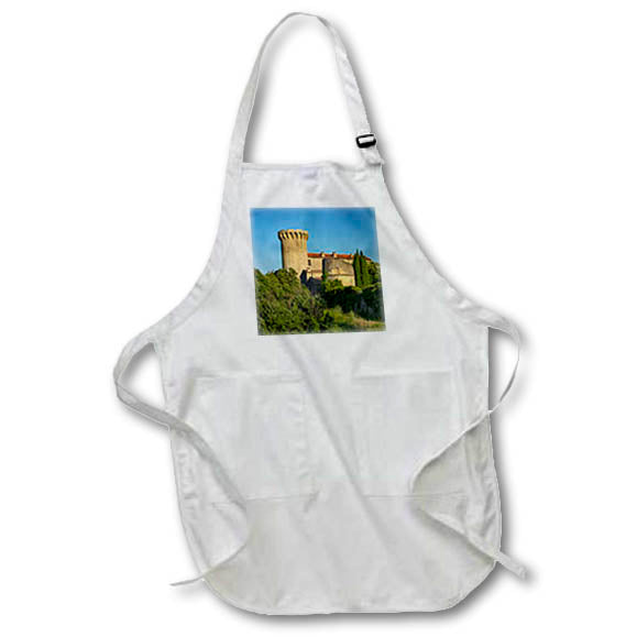 3dRose Danita Delimont - France - Old historic castle in Provence, France. - Aprons (apr_343734)
