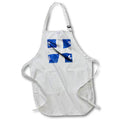 Apron - Flag of Quebec waving in the wind CR Media - Illustrations
