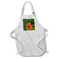 Apron - Double bloom, Orange Hibiscus Flower