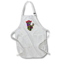 Apron - Funny Colorful Woman Playing Guitar Cubism Style Art Funny