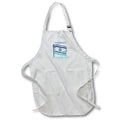 Apron - Image of Flag of Israel With Words L Shana Tova For Israel And Date lens Art by Florene - Jewish New Year