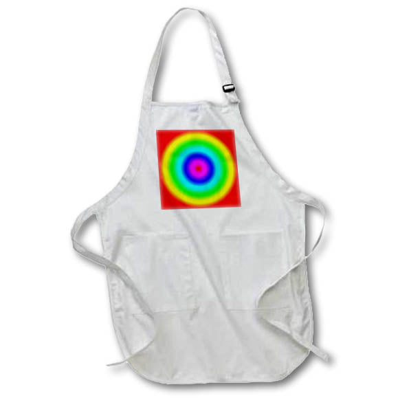 Apron - Image of Color Circle Texture – Colored Textures