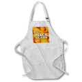 Apron - Image of Words To Peach His Own with Peaches Background – Food