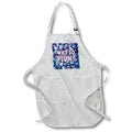 Apron - Image of Words Why So Plum with Plums Background – Food