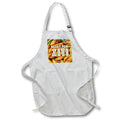 Apron - Image of Words Needy For Ziti with Ziti Background – Food