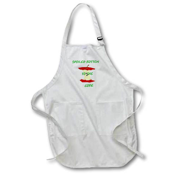 Apron - Image of Spoiled Rotten To the Core lens Art by Florene - Humor In Fruit