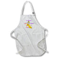 Apron - Image of Cartoon Banana With Words I Am Peeling Like Having Fun lens Art by Florene - Humor In Fruit