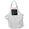 Apron - Cool Colorful Dahlia Flowers Floral Abstract Art for Gardeners Nature
