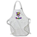 Apron - Funny T-rex Dinosaur with Balloons Happy Birthday Cartoon Birthday