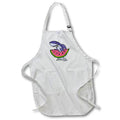 Apron - Funny Shark eating Watermelon Beach Cartoon Funny