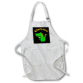 Apron - Funny Alligator Drinking Margarita Charleston South Carolina Cartoon Travel