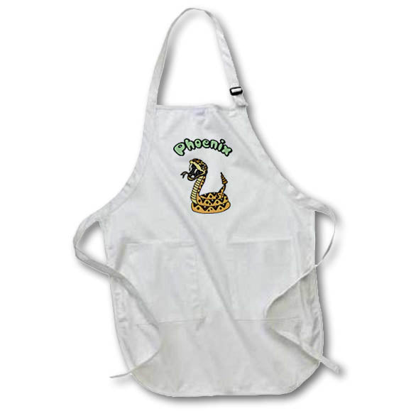Apron - Funny Rattlesnake Snake Desert Phoenix Arizona Travel Cartoon Travel