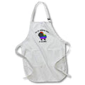 Apron - Im the rainbow sheep of the family. Rainbow sheep on white background. Stamp City - typography