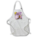 Apron - Floral abstract art of purple flower. Central part and petals Alexis Photography - Flowers