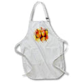Apron - A Bunch Of Red Apples Image Of Watercolor Image Of Watercolors