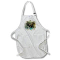 Apron - Rocky Cliff Turquoise Swimming Hole Image Of Watercolor Image Of Watercolors