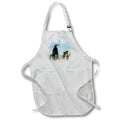 Apron - Penguins Image Of Watercolor Image Of Watercolors