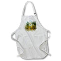Apron - Pretty Trees Image Of Watercolor Image Of Watercolors