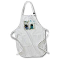 Apron - Pretty Greek Homes Architecture Image Of Watercolor Image Of Watercolors