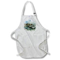 Apron - Boat Marina Image Of Watercolor Image Of Watercolors