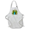 Apron - Pretty Peacock Image of Watercolor Image Of Watercolors