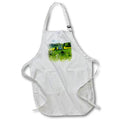 Apron - Image Of Watercolor Tudor House In A Green Field Scene Image Of Watercolors