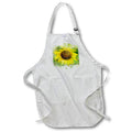 Apron - Pretty Yellow Image Of Watercolor Sunflower Image Of Watercolors