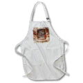 Apron - Image Of Watercolor Window In A Brick Building Image Of Watercolors