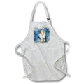 Apron - Image Of Watercolor Pretty White Swan Image Of Watercolors