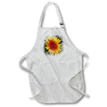 Apron - Image Of Watercolor Pretty Yellow Gerbera Daisy Flower Image Of Watercolors