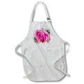 Apron - Vibrant Pink Image Of Watercolor Rose Flower Image Of Watercolors