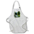 Apron - A River Through The Mountains Image Of Watercolor Scene Image Of Watercolors
