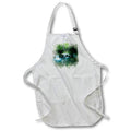 Apron - Forrest Scene With Small Water Falls Into A Pond Image Of Watercolor Image Of Watercolors