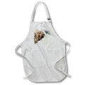 Apron - Ocean Waves Crashing Against A Rocky Beach Image Of Watercolor Image Of Watercolors