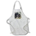 Apron - Aerial View Of Rocky Tide Pools Image Of Watercolor Image Of Watercolors