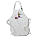 Cute Funny Beagle Dog Diver Apron – Polka Dot Swim Trunks Design