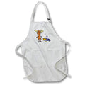 Apron - Funny Cute Moose Playing Cornhole Game Sports Cartoon Sports and Hobbies
