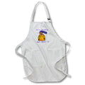 Apron - Image of Girl With Purple Hair Says Its Purple Get Over It lens Art by Florene - More Humor