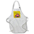 Apron - Image of Words No Worries I Drive Slow With Snail In Car lens Art by Florene - More Humor