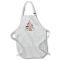 Apron - Girl Gnome Coffee Lover Wearing Pink, 3dramm AmansMall Mythical Creatures – Gnomes