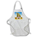Apron - Gnome Wearing Strawberry Knit Hat and Jam, 3dramm AmansMall Mythical Creatures - Gnomes